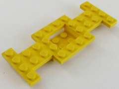 LEGO - Fahrgestell / Vehicle Base 4 x 10 x 2/3 ( 2 Stück ), gelb # 4212b