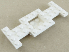 LEGO - Fahrgestell / Vehicle Base 4 x 10 x 2/3 ( 2 Stück ), weiß # 4212b