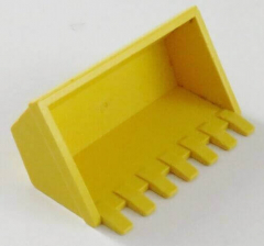 LEGO - Baggerschaufel / Digger Bucket 3 x 6 (7 Zähne), gelb # 2347