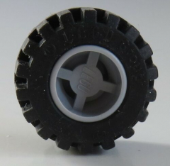 LEGO - Reifen / Tire 21 mm D x 12 mm mit Felge (12 St.), hell blaugrau #6014bc05
