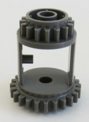 LEGO Technic - Differential / Getriebe 24-16 Zähne, dunkelgrau # 6573