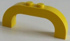 LEGO - Bogen / Arch 1 x 6 x 2 gebogen (2 Stück), gelb # 6183