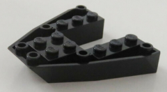 LEGO - Boot Rumpf / Bug / Bow Brick 6 x 6 x 1 (2 Stück), schwarz # 2626
