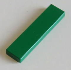 LEGO - Fliese / Tile 1 x 4 (10 Stück) , grün # 2431