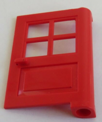LEGO - Tür / Door - Tür 1 x 4 x 5 (2 Stück), rot # 3861