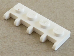 LEGO - Gelenk Platte / Hinge Plate Halterung 1 x 4 (4 Stück), weiß # 4315