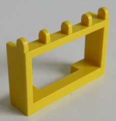 LEGO - Gelenk / Hinge Fahrzeug Dach Halterung 1 x 4 x 2 (2 Stück), gelb # 4214