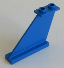 LEGO - Heck, Leitwerk / Tail 4 x 1 x 3 (2 Stück), blau # 2340