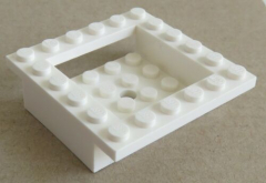 LEGO - Cockpit / Rahmen 6 x 6 x 1, weiß # 4597