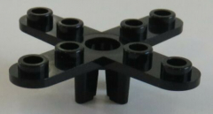 LEGO - Flugzeug - 4 Blatt Propeller 5.0 Durchmesser (4 Stück), schwarz # 2479