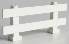 LEGO - Zaun / Fence 1 x 8 x 2 2/3, weiß # 6079
