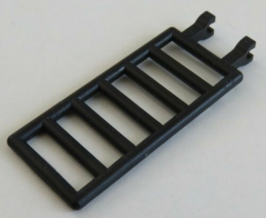 LEGO - Zaun / Absperrung / Leiter 7 x 3 mit Doppel-Clip (2 Stück), schwarz #6020