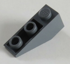 LEGO - Dachstein/Slope 33 3 x 1 invers / negativ (12 Stück), dkl. blaugrau #4287