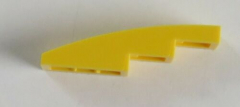 LEGO - Dachstein / Slope 4 x 1 gebogen (4 Stück), gelb # 61678