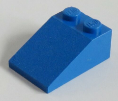 LEGO - Dachstein / Slope 33 3 x 2 (4 Stück), blau # 3298